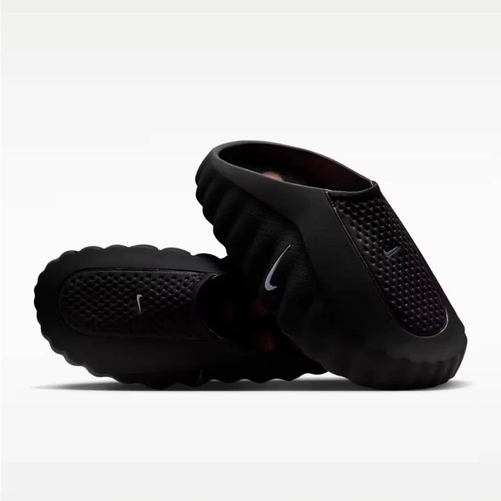 Nike Mind 001 Slides Black/Chrome Sizes 10-12 Brand New With Tags